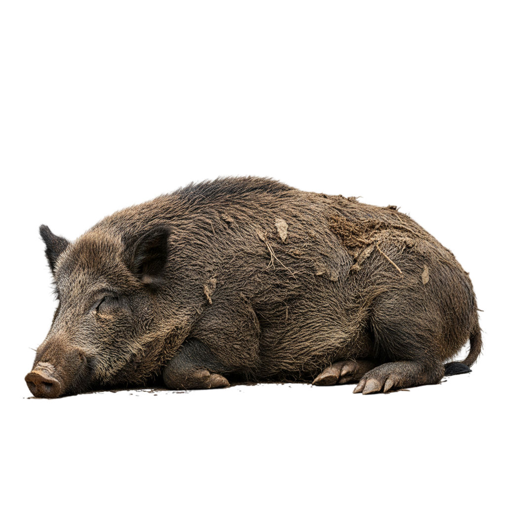 Sleeping boar